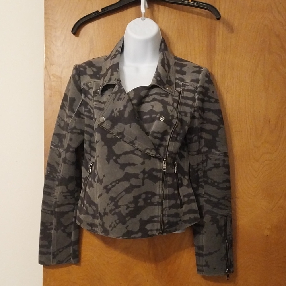 Marrakech Polyester Moto Patterned Jacket - Picture 1 of 2